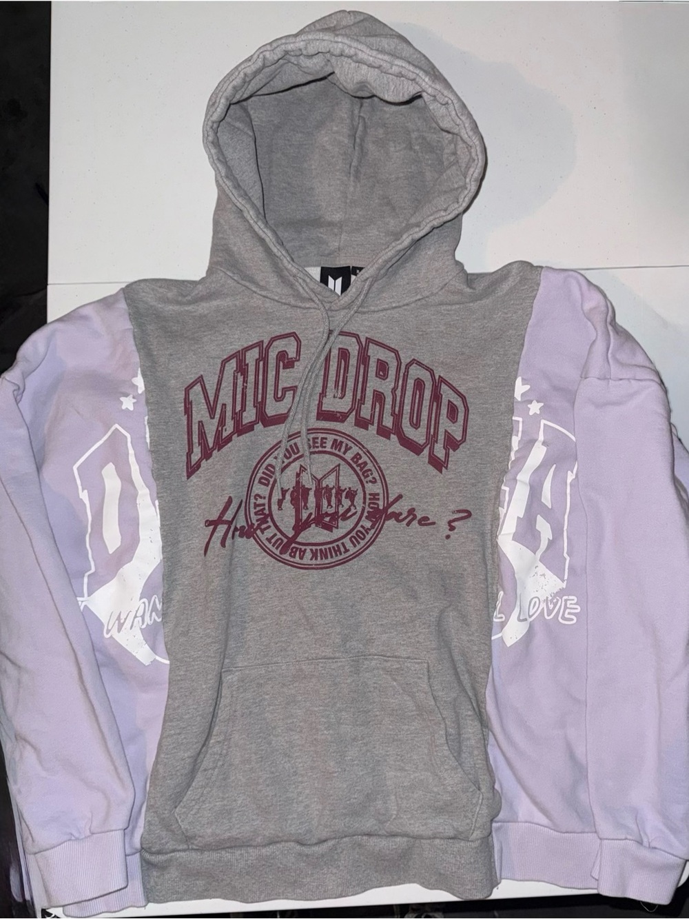 ✨ OFFICIAL BTS Pop-Up Varsity Hoodie 06 (MIC Drop x DNA) ✨